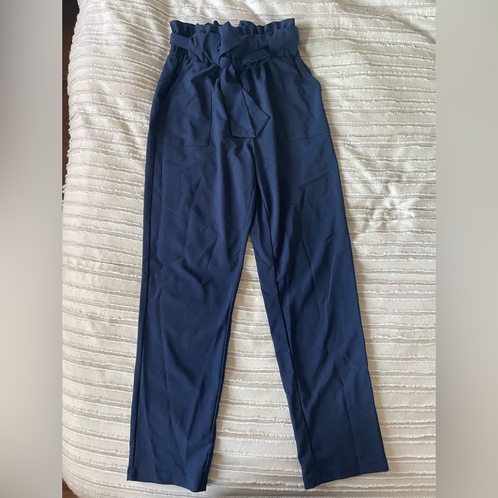 SOLD- Grace Karin - Navy Dress Pant - S